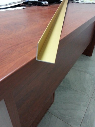 Profilo angolare alluminio oro - profilo,