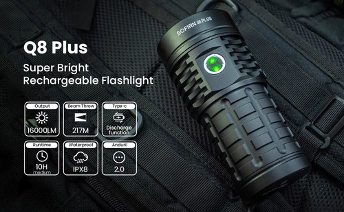 Torcia sofirn plus 16000lm - sofirn, q8