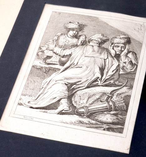 Antico incisione 1720 - incisione, um