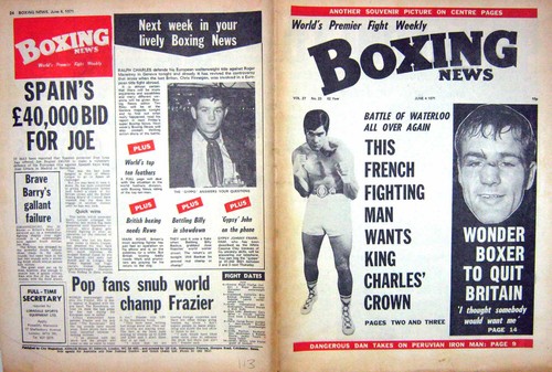 Vecchia stampa vintage - , boxe