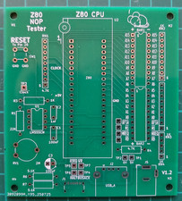 Zilog Z80 CPU NOP Tester PCB