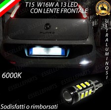 LAMPADA RETROMARCIA 13 LED T15 W16W CANBUS PER FIAT PUNTO EVO 6000K NO ERROR