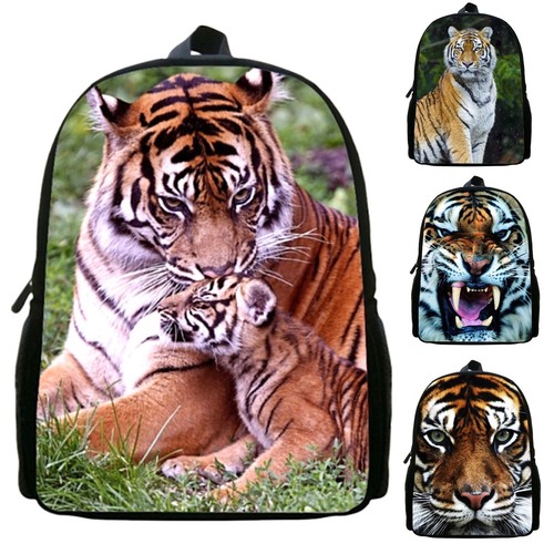 Tigre zaino animali scuola - tigre, 3d