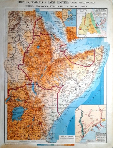 Carta geografica antica africa - geografica,