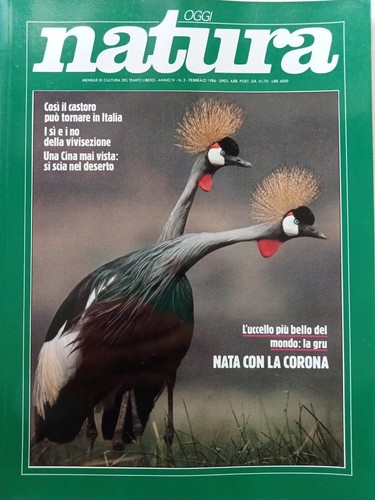 Natura oggi 1986 gru - oggi,