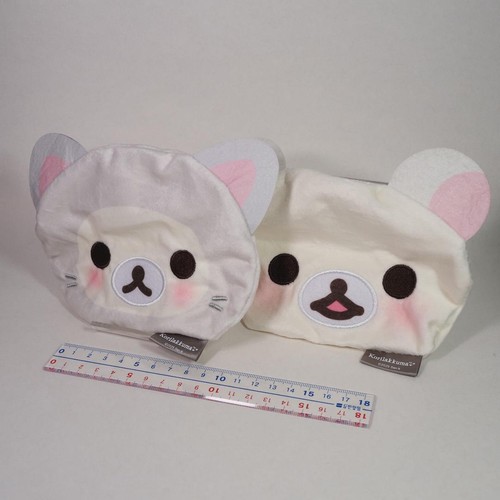Korilakkuma face pouch - korilakkuma,