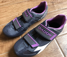 Scarpe Diadora per bici da corsa N.38..Colore Viola