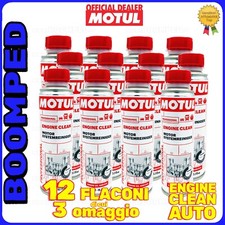 MOTUL ENGINE CLEAN Additivo Pulizia Lavaggio Olio Motore auto 12x300ml 12MO46