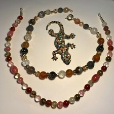 Collana donna pietre dure
