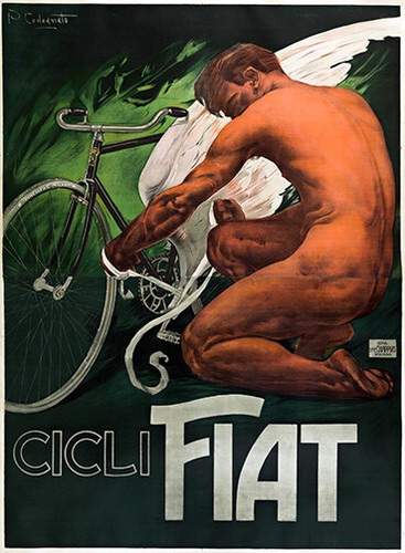 Cicli fiat poster pubblicità - poster,