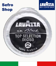 100 CAPSULE BIDOSE LAVAZZA BLUE - IN BLACK 100% ARABICA - MISCELA DECISO.