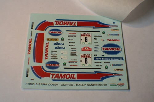 Decal ford sierra - decal, 1/43