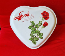 Rara Scatola a cuore in latta  Caffarel Cioccolatini al latte ripieno gianduia