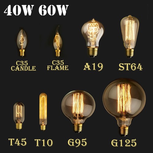 Lampadina 60w edison - 40/60w, es