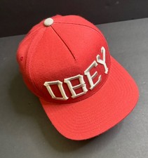 Cappello snapback rosso OBEY