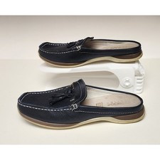 GEOX Black Leather Horsebit