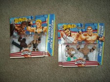 4 WWE RUMBLERS "NEW" CENA & PUNK TRUTH & SWAGGER WWF NXT WcW Pro Wrestling 