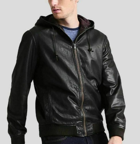 Giacca vera pelle uomo - , biker