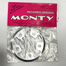 NOS Monty Protezione Catena Trials Bici BMX Bash Guard Nuovo Pignone Vintage 58 bcd
