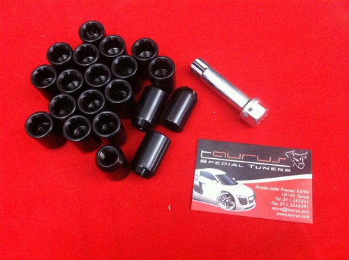 Kit dadi ruota stella neri - 20,