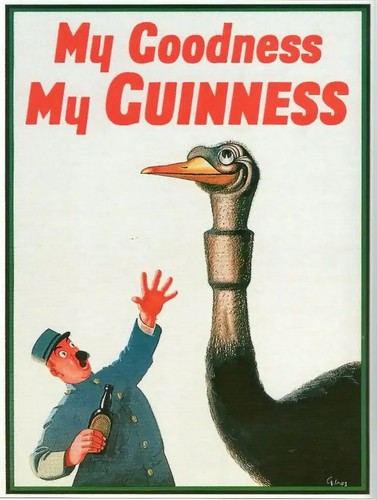 Insegna vintage guinness - insegna,
