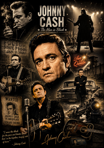 Johnny cash the man - the, in