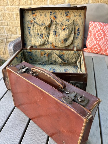 Coppia valigie vintage - , in