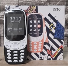 Telefono cellulare Dual SIM GSM 2.4" con Fotocamera 2MP SD Card 3310 Nuovo 