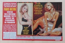 Italian Clipping Ritaglio 2023 PARIS HILTON vivevo nell'inferno 4 PAGINE