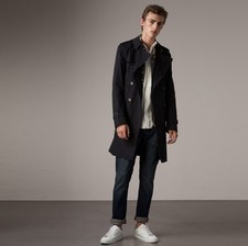 Trench coat uomo Burberry nero