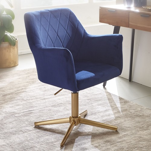 Finebuy sedia girevole - finebuy, blu