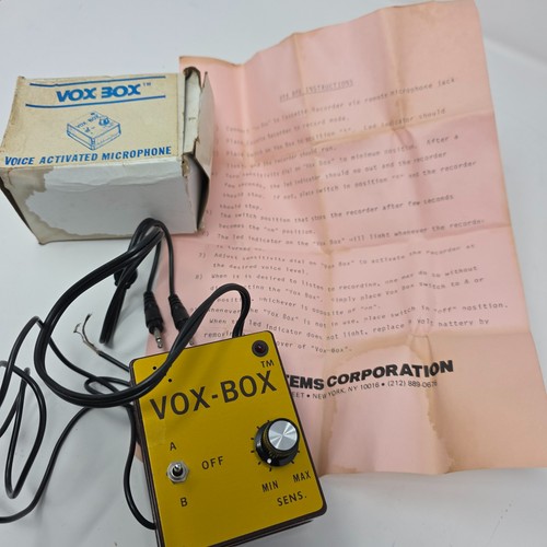 Vox box microfono - vox,
