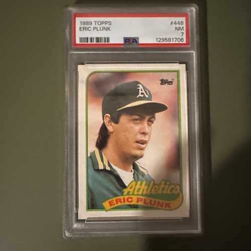 1989 topps eric plunk 448 - eric, #448