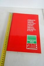 manuale attrezzature d'officina trattore Same 1982