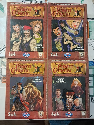 Disney manga pirati dei - disney,