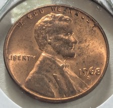 US One Cent, 1968-S, Lincoln