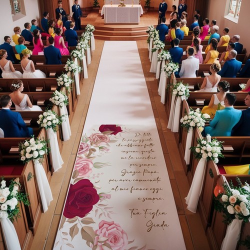 Tappeto matrimonio tutte le - di,