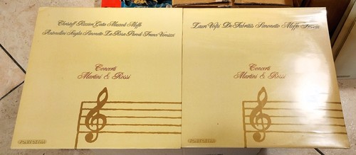 Concerti martini rossi lotto - &,