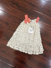 Vestito bambina Mayoral 12m a pois con fiocco