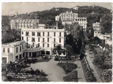 BORDIGHERA-CORSO ITALIA ville e alberghi-viaggiata 1954 fotoed.Brunner