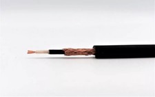 Cavo schermato strumentale 1 polo calza audio coassiale 28 metri o su misura