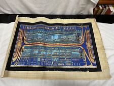 Papiro egizio nuovo arte di carta, splendido dipinto! 36,5x24,5" Spedito Oggi!