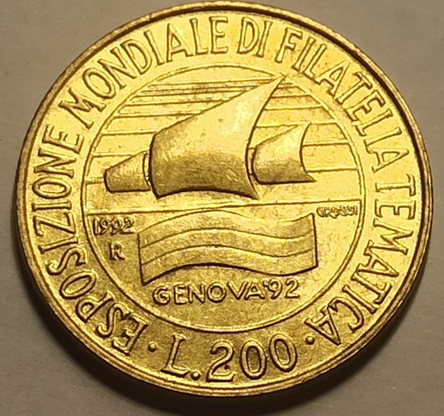 200 lire 1992 italia - lire,