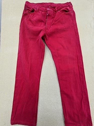 Jeans uomo levi rosso 501 - jeans, levi's