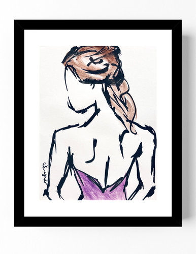 Guajardo art vestito viola - guajardo,