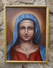 Quadro -Madonna- dipinto a olio su tela