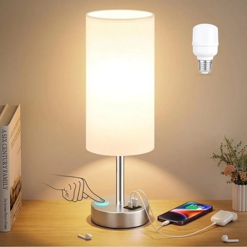 Touch bedside table lamp - bedside, with