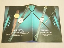 F999_ SEIKO Lassale L'orologio del centenario 1881-1981 - Catalogo pubblicitario