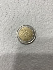 Moneta euro rara fiori - moneta,