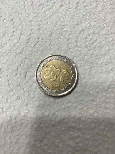 Moneta euro rara - 2, fiori